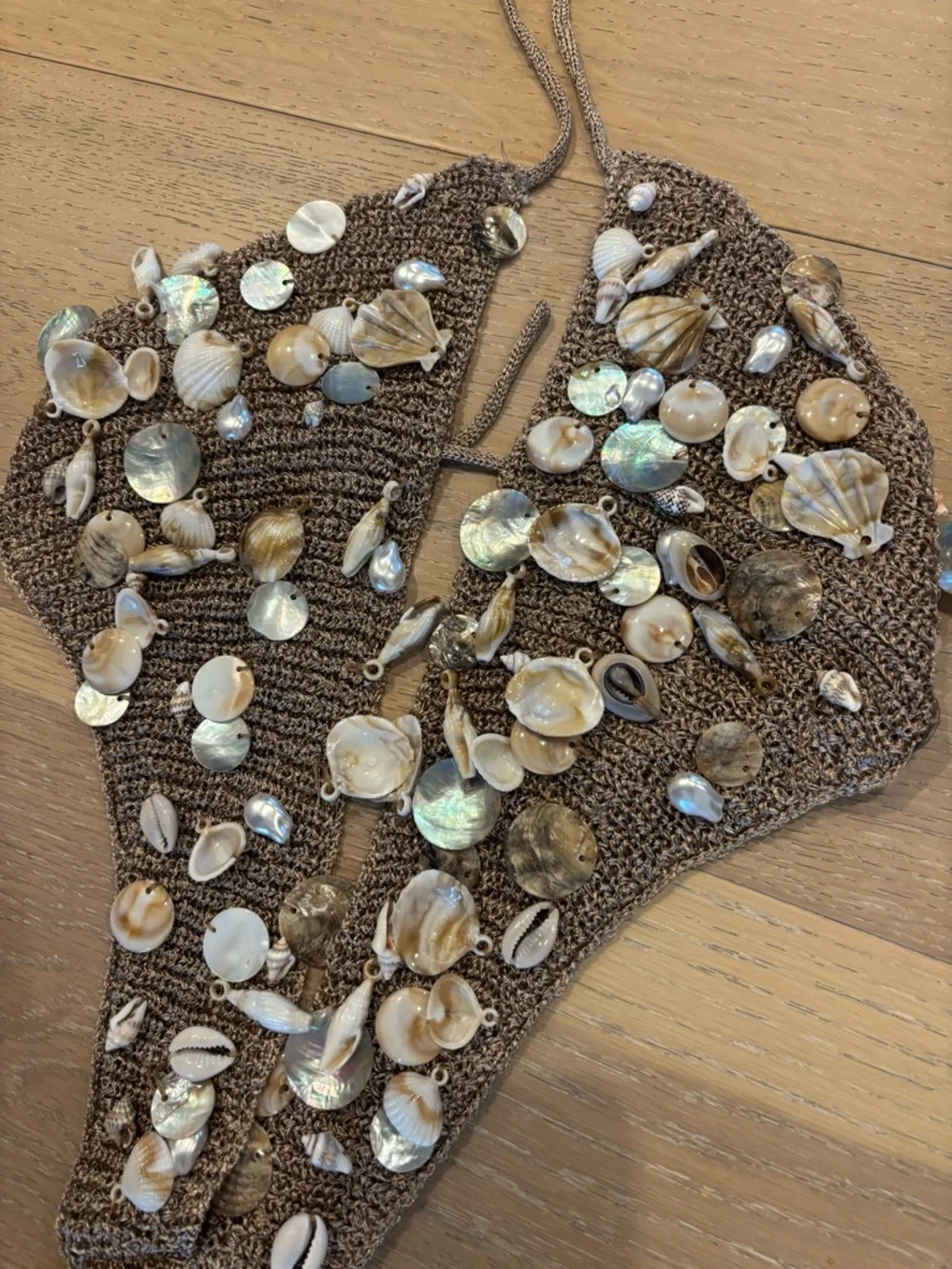 Jaded London Shells Vida Backless Crochet Maxi Dress Metallic Open Back Small - Picture 12 of 15